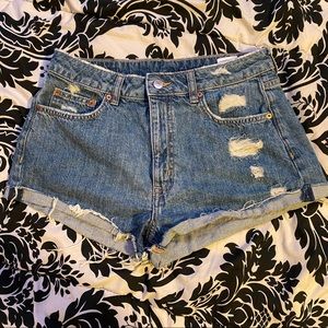 h&m jean shorts